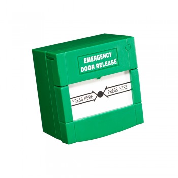 Jednobiegunowy przycisk alarmowy resetowalny (zielony) CPK-861G-1
